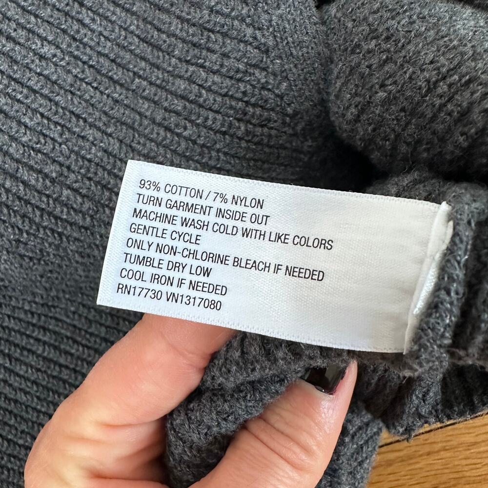 Universal Thread Gray Sweater Knit Button Front S… - image 5